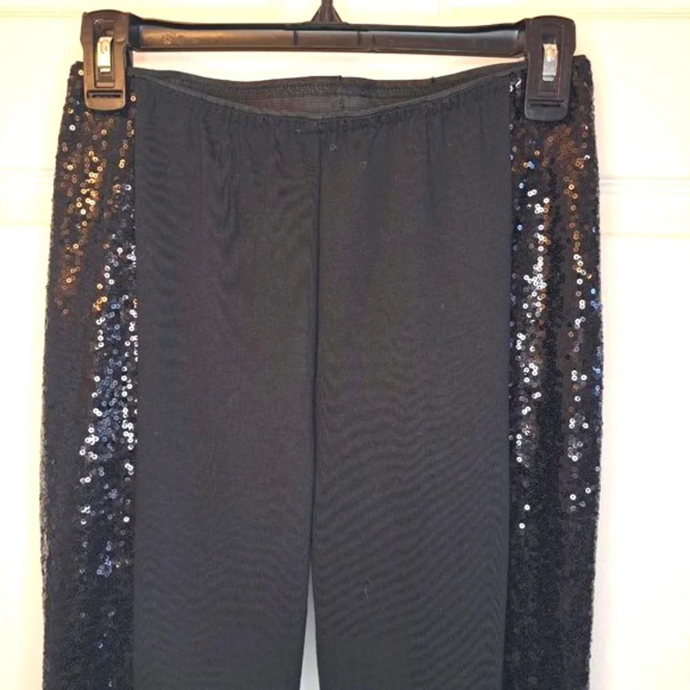 VENUS Black Sequin Leggings Size XS